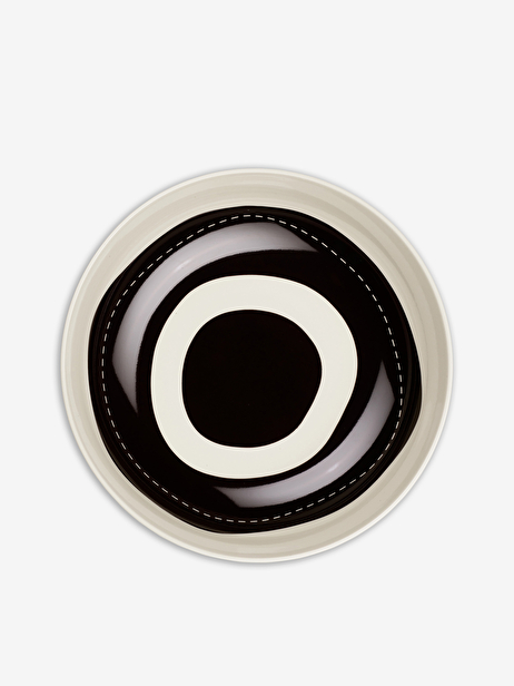 SALADIER ARTY TARGET GRES NOIR BLANC - A...  Noir/blanc , Maison Bensimon