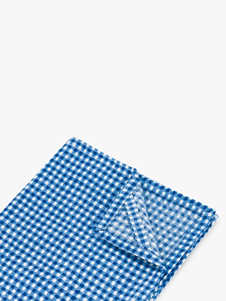 TORCHON COTON BLEU - BENSIMON x LUCAS DU...  Imprime lucas du tertre , Maison Bensimon