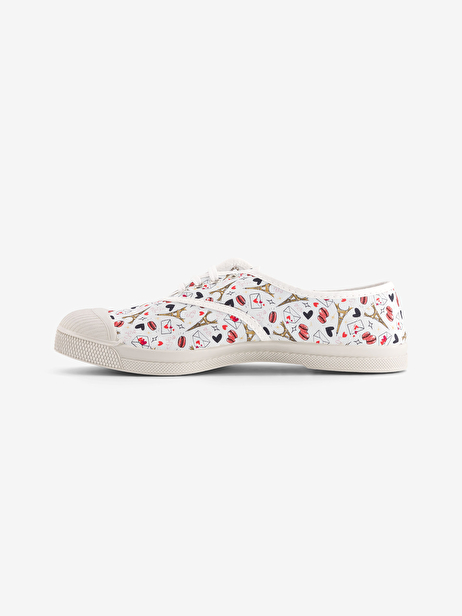TENNIS LACET FEMME PARIS  Paris 2024 , Tennis & Chaussures Bensimon