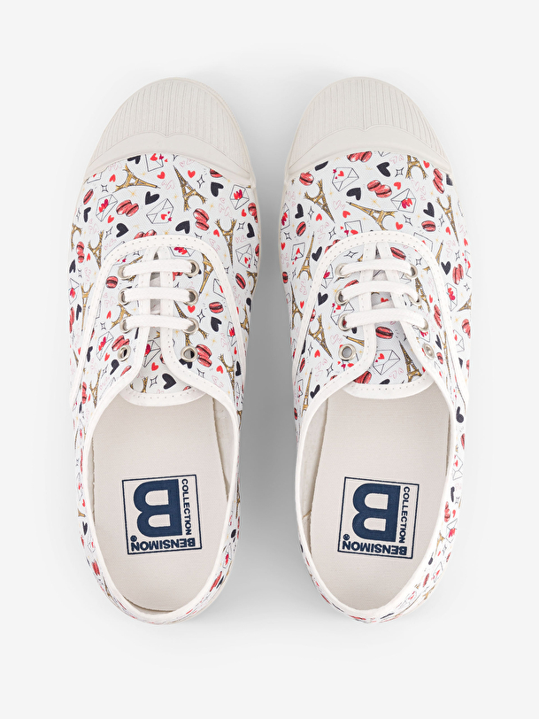TENNIS LACET FEMME PARIS  Paris 2024 , Tennis & Chaussures Bensimon