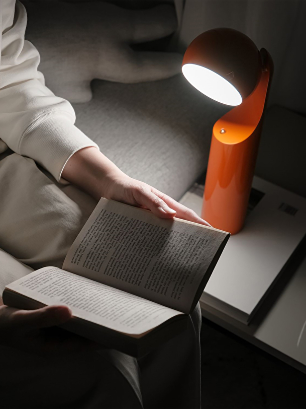 LAMPE A POSER SANS FIL RECHARGEABLE MONO TANGERINE - HOUSE OF HOME  Tangerine , Maison Bensimon