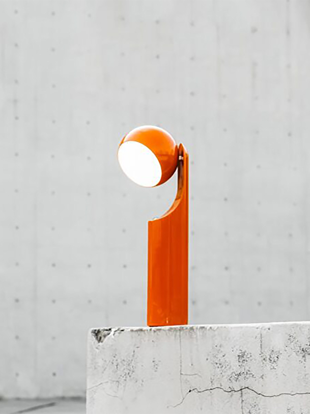 LAMPE A POSER SANS FIL RECHARGEABLE MONO TANGERINE - HOUSE OF HOME  Tangerine , Maison Bensimon