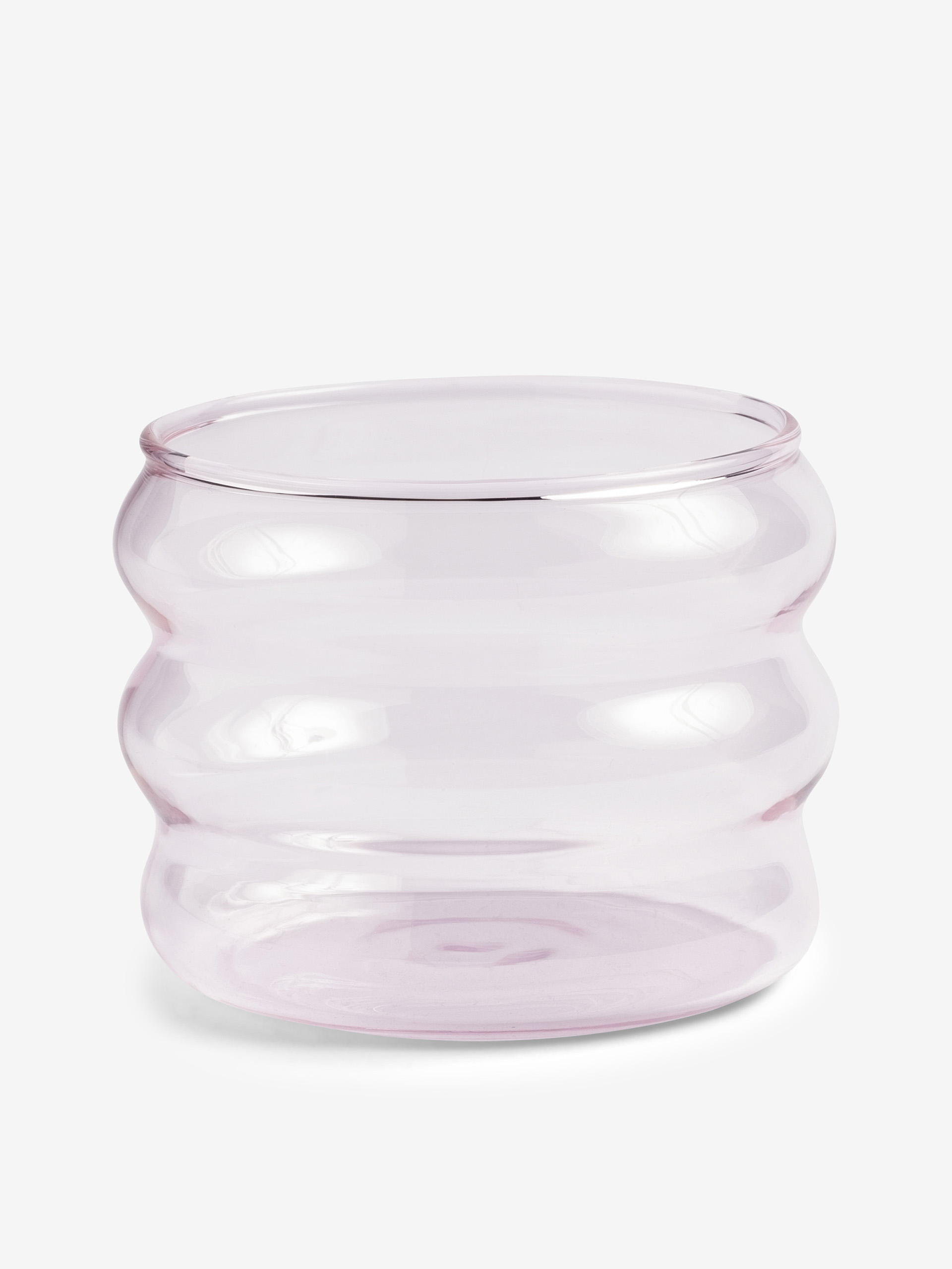 VERRE A EAU CHUBBY ROSE - &KLEVERING Rose leger , Maison Bensimon