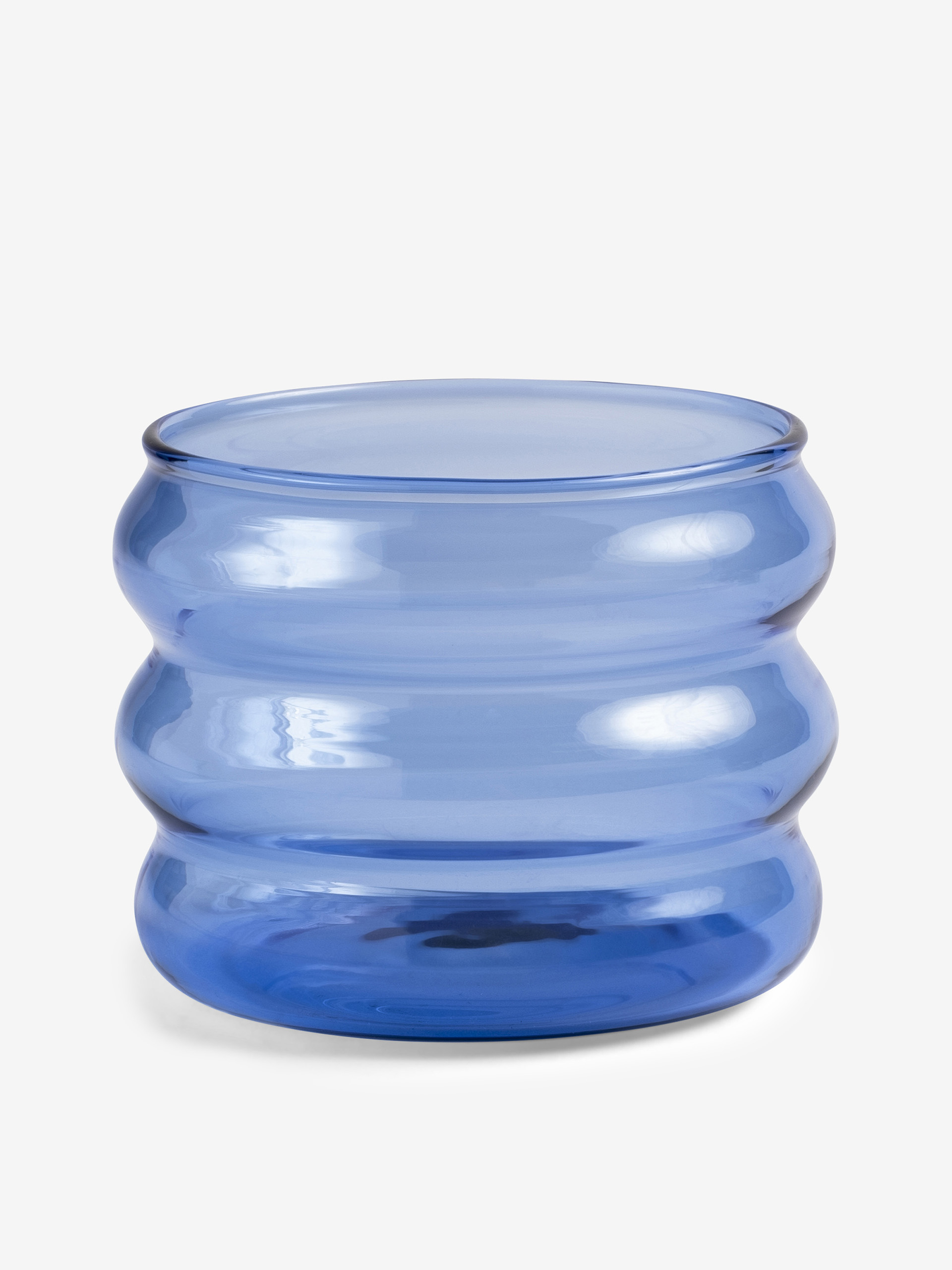 VERRE A EAU CHUBBY BLEU - &KLEVERING Bleu , Maison Bensimon