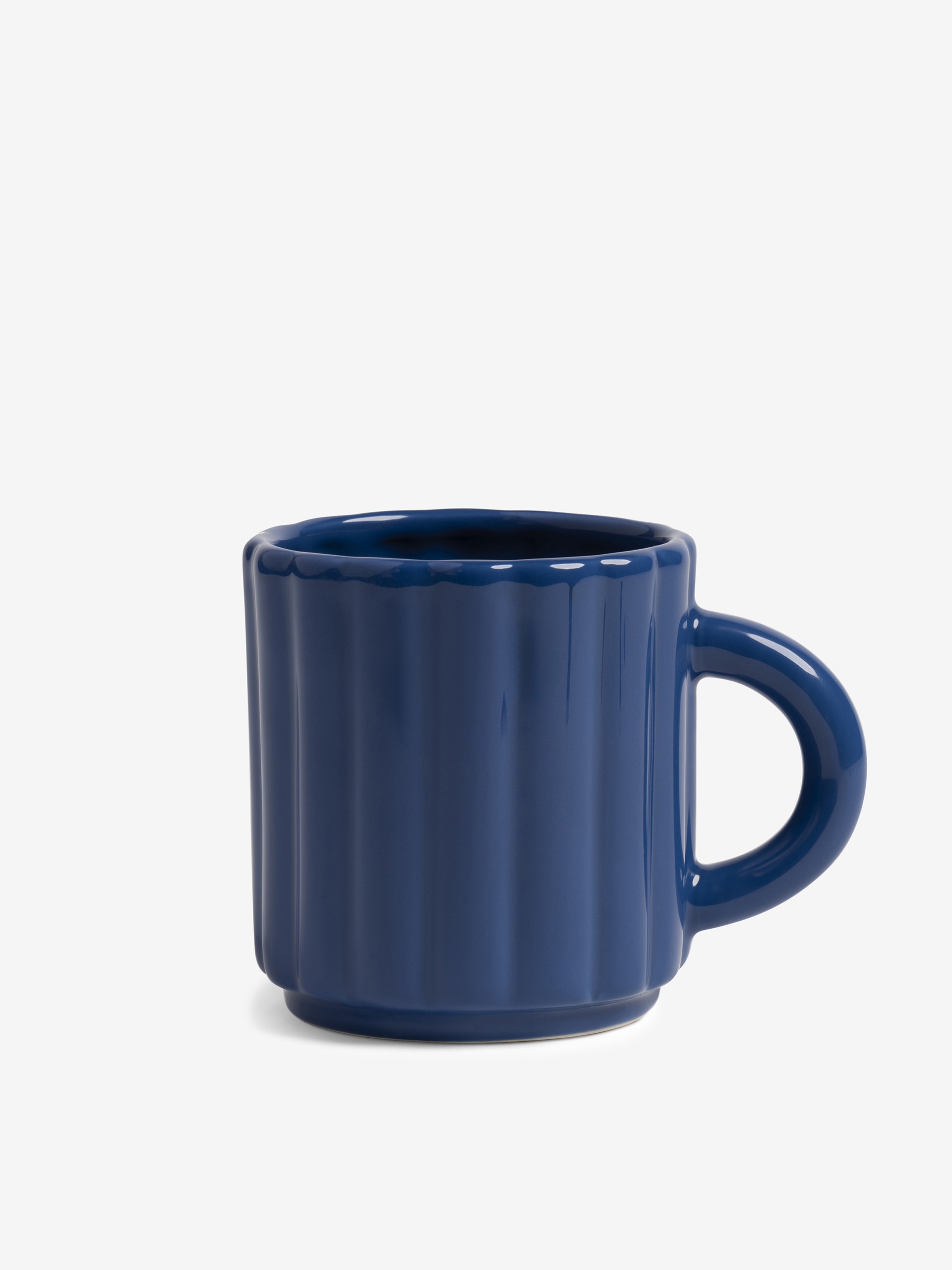 MUG TUBE EXPRESSO MARINE - &KLEVERING Blanc/bleu , Maison Bensimon