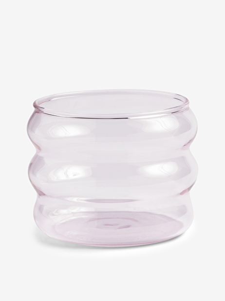 VERRE A EAU CHUBBY ROSE - &KLEVERING  Rose leger , Maison Bensimon
