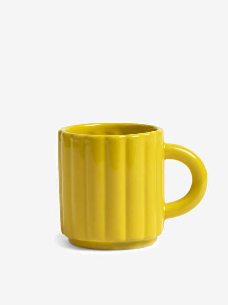 MUG TUBE EXPRESSO JAUNE - &KLEVERING  Jaune , Maison Bensimon