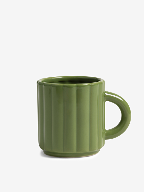 MUG TUBE EXPRESSO VERT - &KLEVERING  Kaki , Maison Bensimon