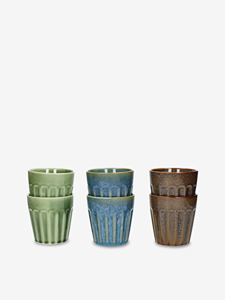 SET DE 2 VERRES RIALTO H10CM VERT - POMA...  Vert , Maison Bensimon
