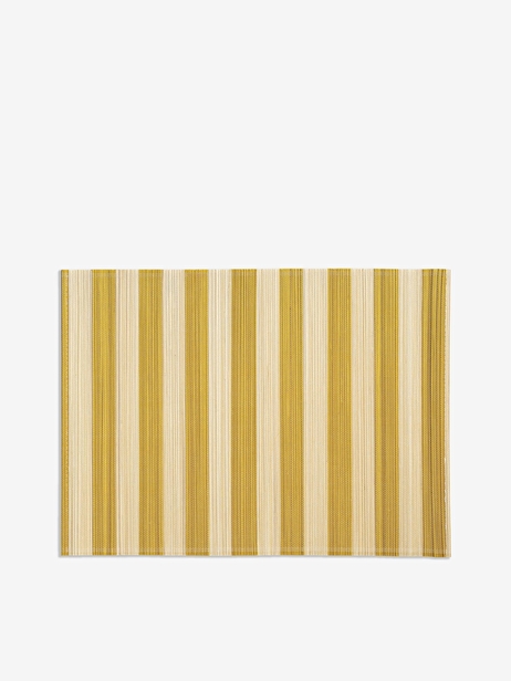 SET DE TABLE RAYURE JAUNE - &KLEVERING  Jaune , Maison Bensimon