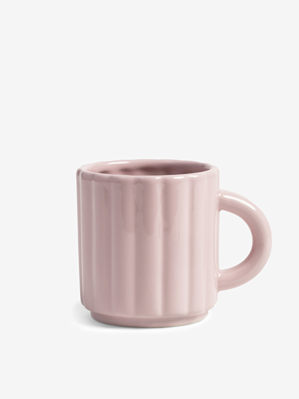 MUG TUBE EXPRESSO ROSE - &KLEVERING Rose leger , Maison Bensimon