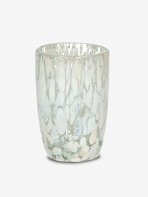 VERRE DAPHNE BLANC - POMAX Bleu , Maison Bensimon