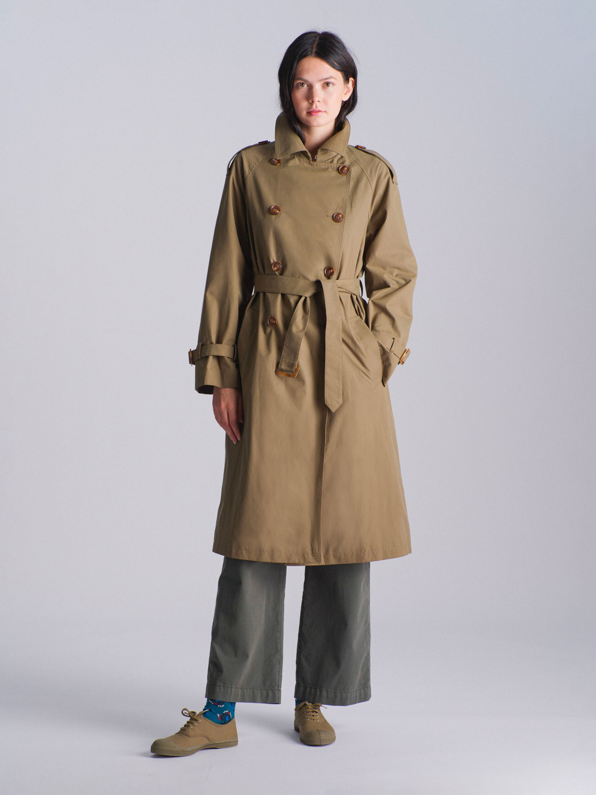 TRENCH MANUEL  Militaire , Pr&ecirc;t-&agrave;-porter Bensimon