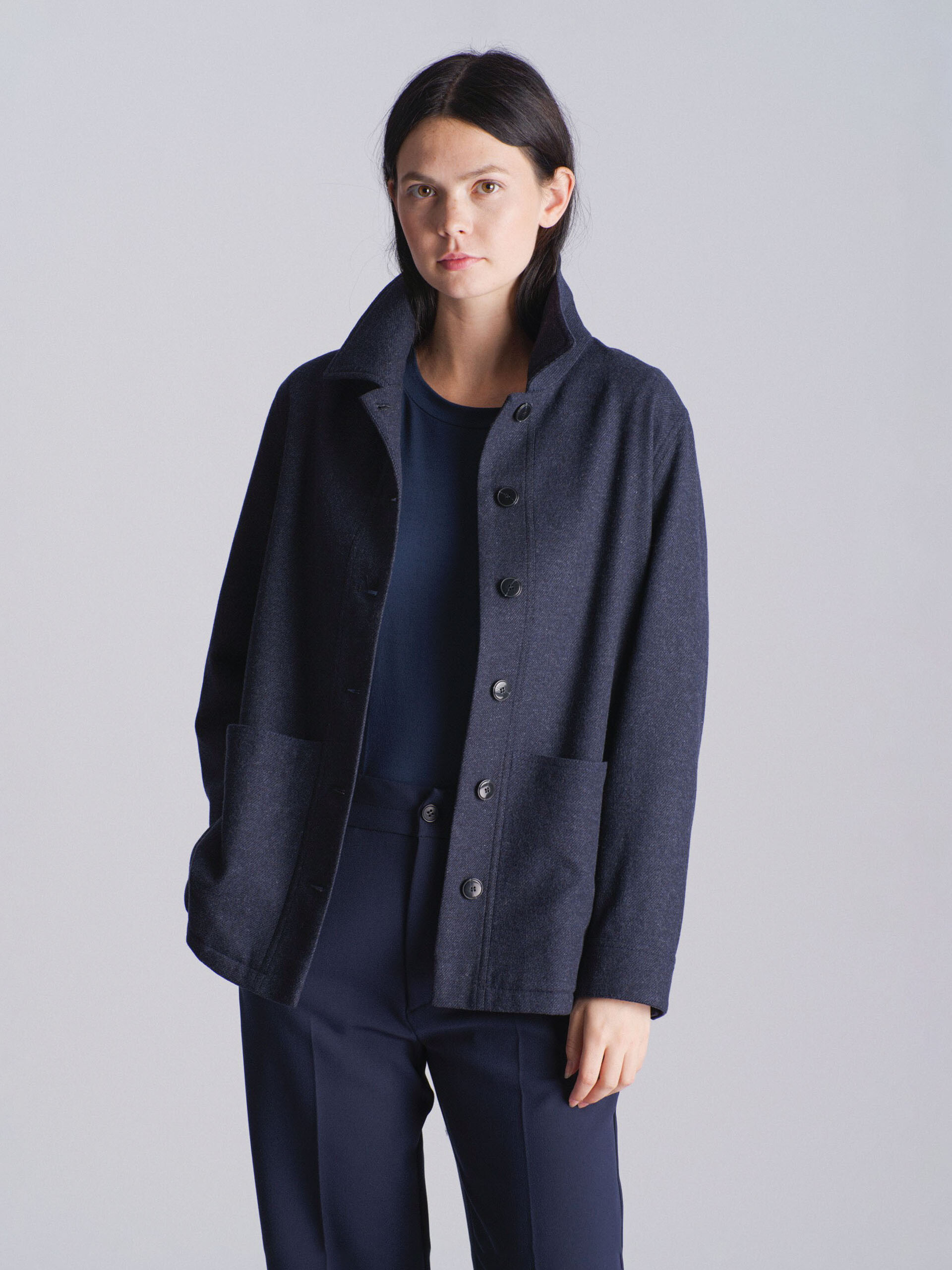VESTE HADRIELA  Bleu nuit , Pr&ecirc;t-&agrave;-porter Bensimon