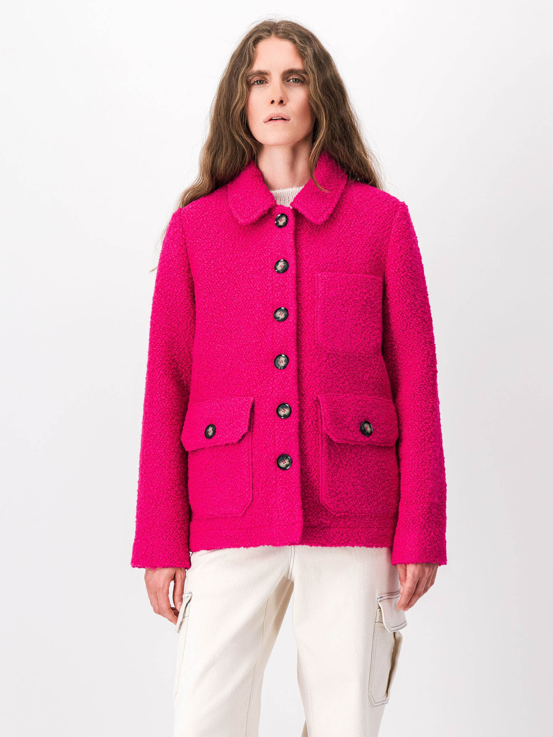VESTE GOLTAN  Framboise , Pr&ecirc;t-&agrave;-porter Bensimon