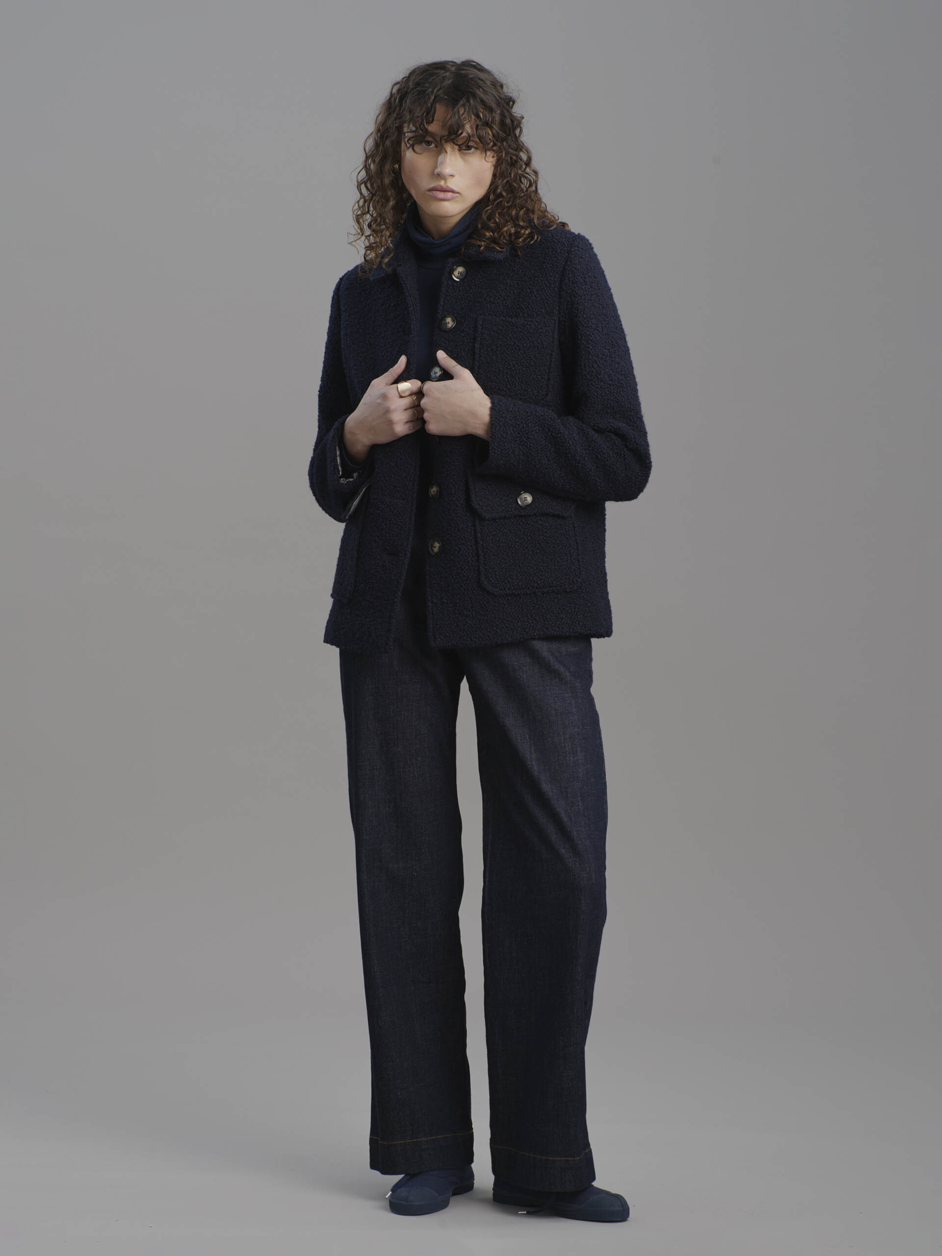 VESTE GOLTAN  Marine , Pr&ecirc;t-&agrave;-porter Bensimon