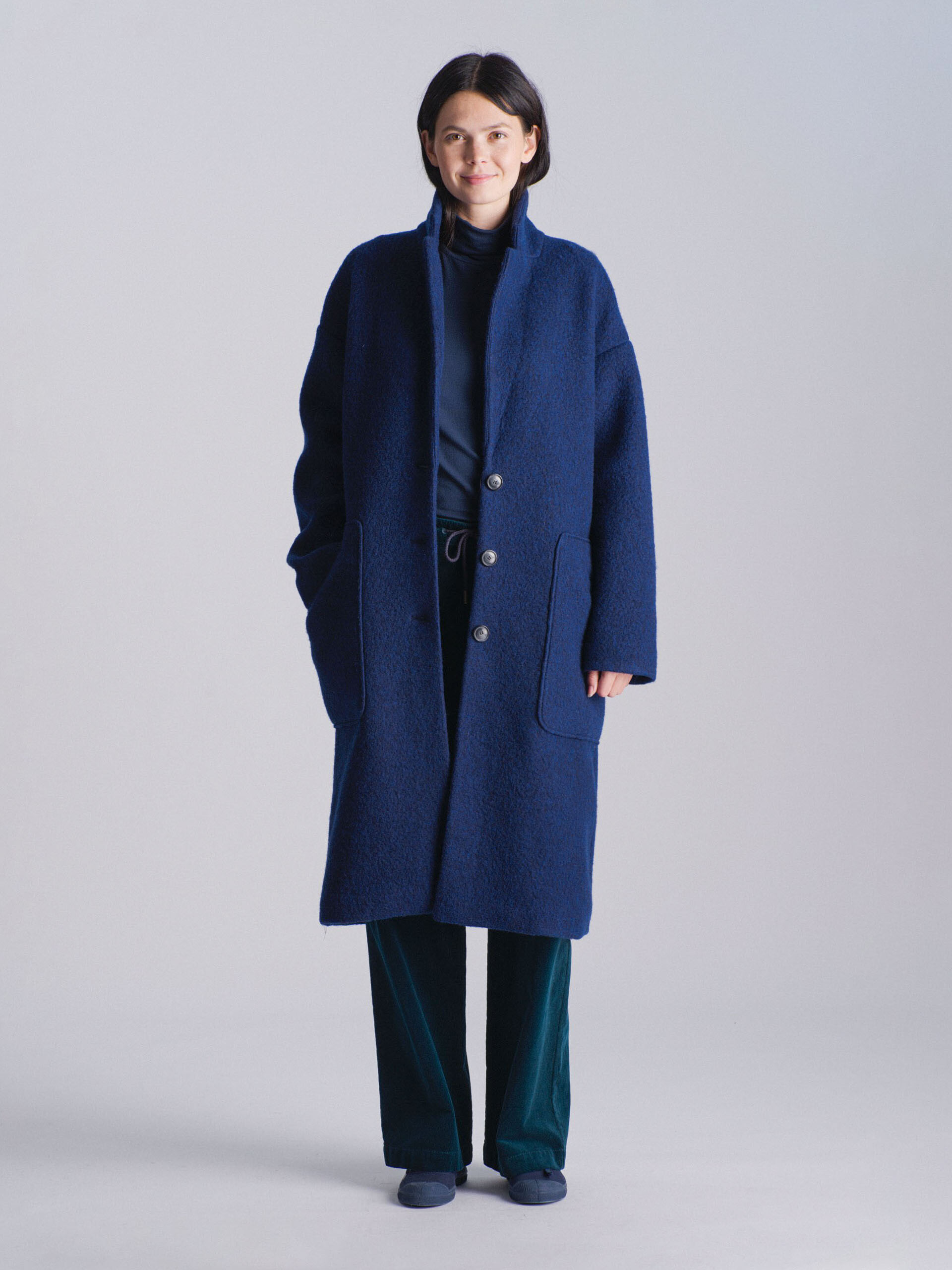 MANTEAU KACEY  Encre , Pr&ecirc;t-&agrave;-porter Bensimon