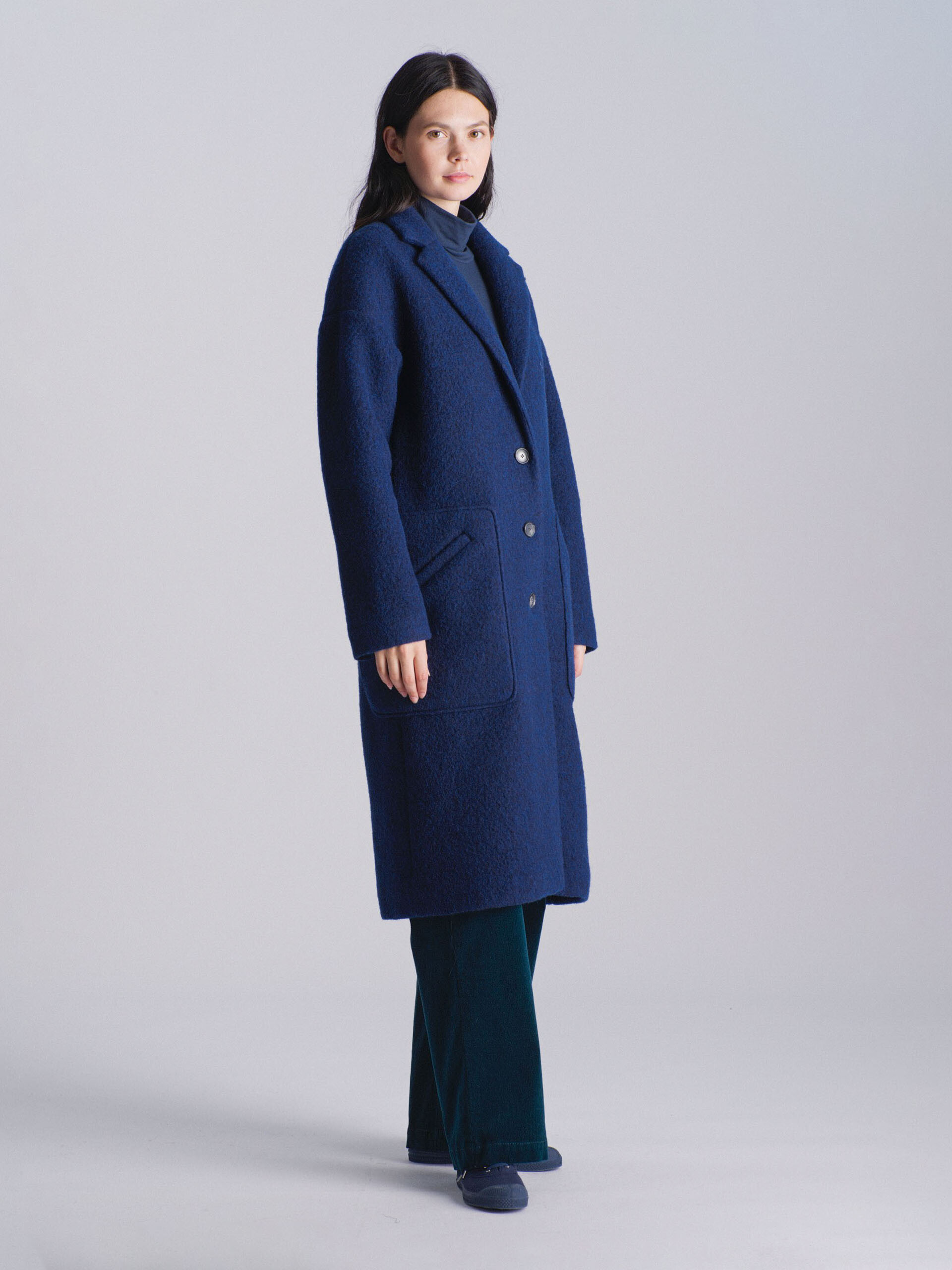 MANTEAU KACEY  Encre , Pr&ecirc;t-&agrave;-porter Bensimon