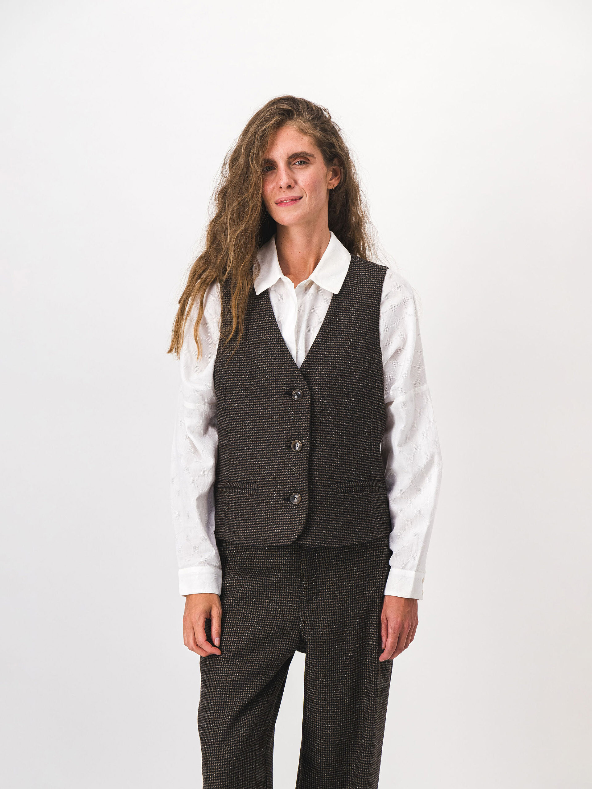 GILET MATHIAS Pied de puce , Prêt-à-porter Bensimon