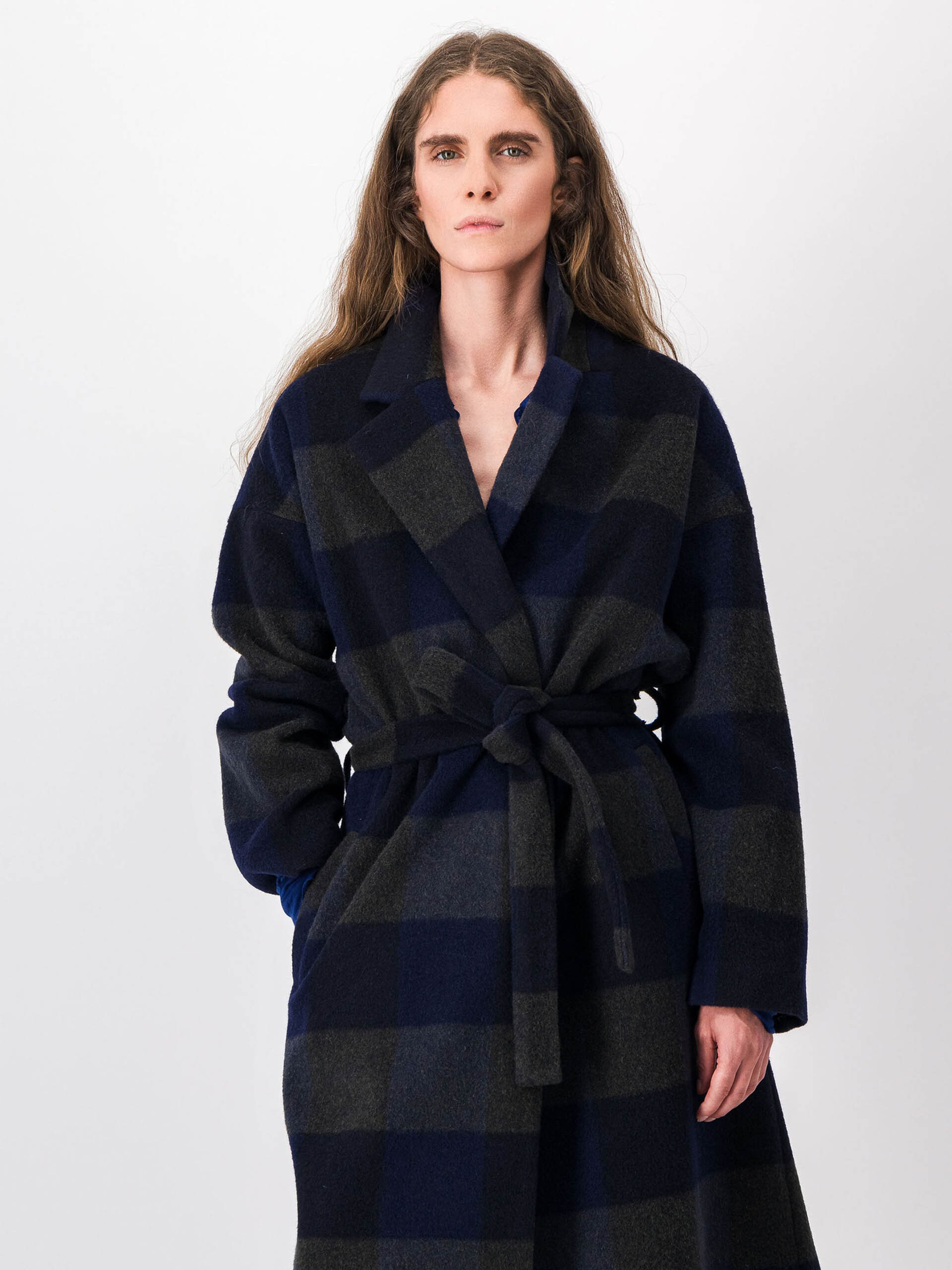 MANTEAU SAMYCOAT  Grands carreaux , Pr&ecirc;t-&agrave;-porter Bensimon