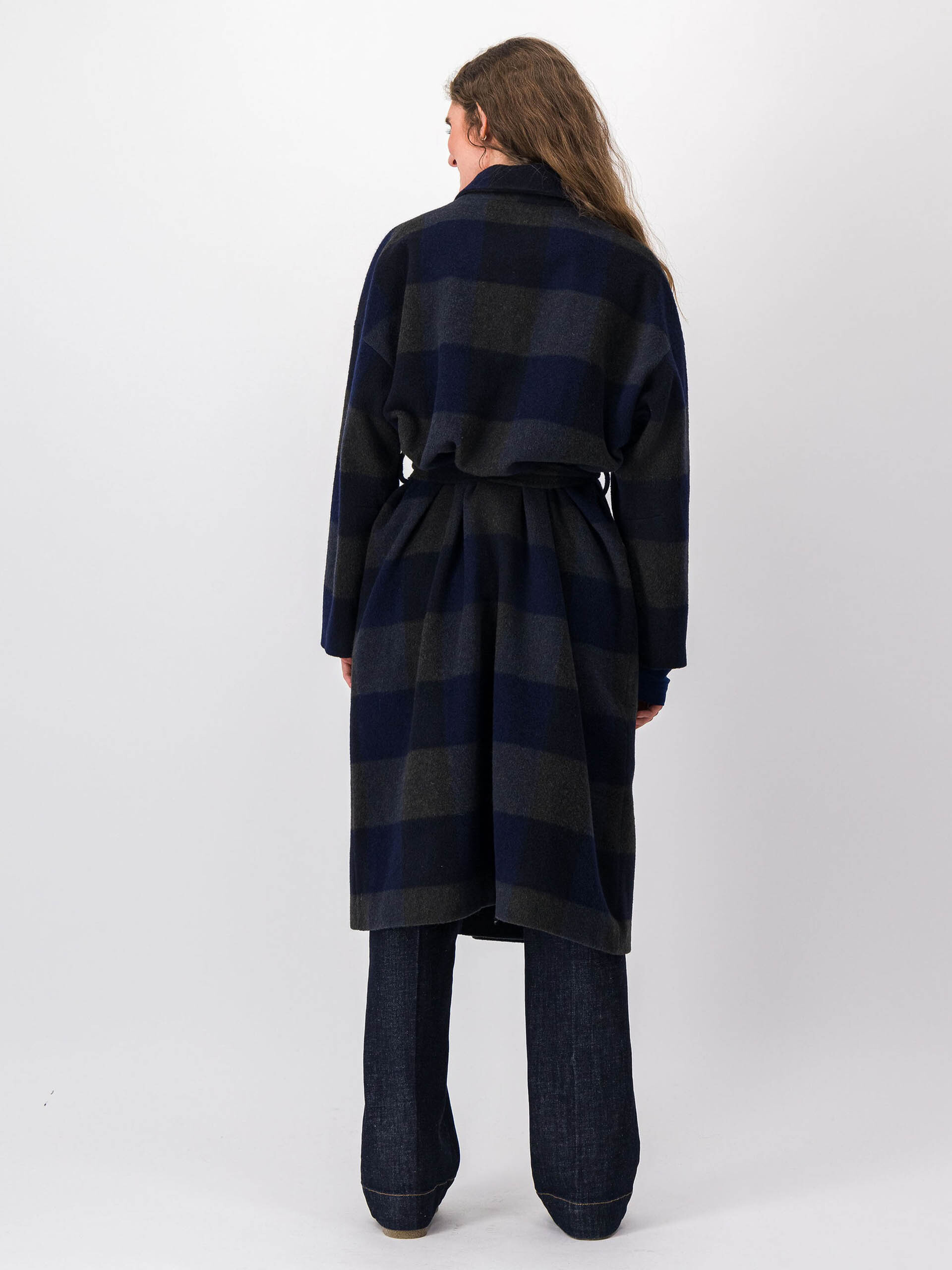 MANTEAU SAMYCOAT  Grands carreaux , Pr&ecirc;t-&agrave;-porter Bensimon