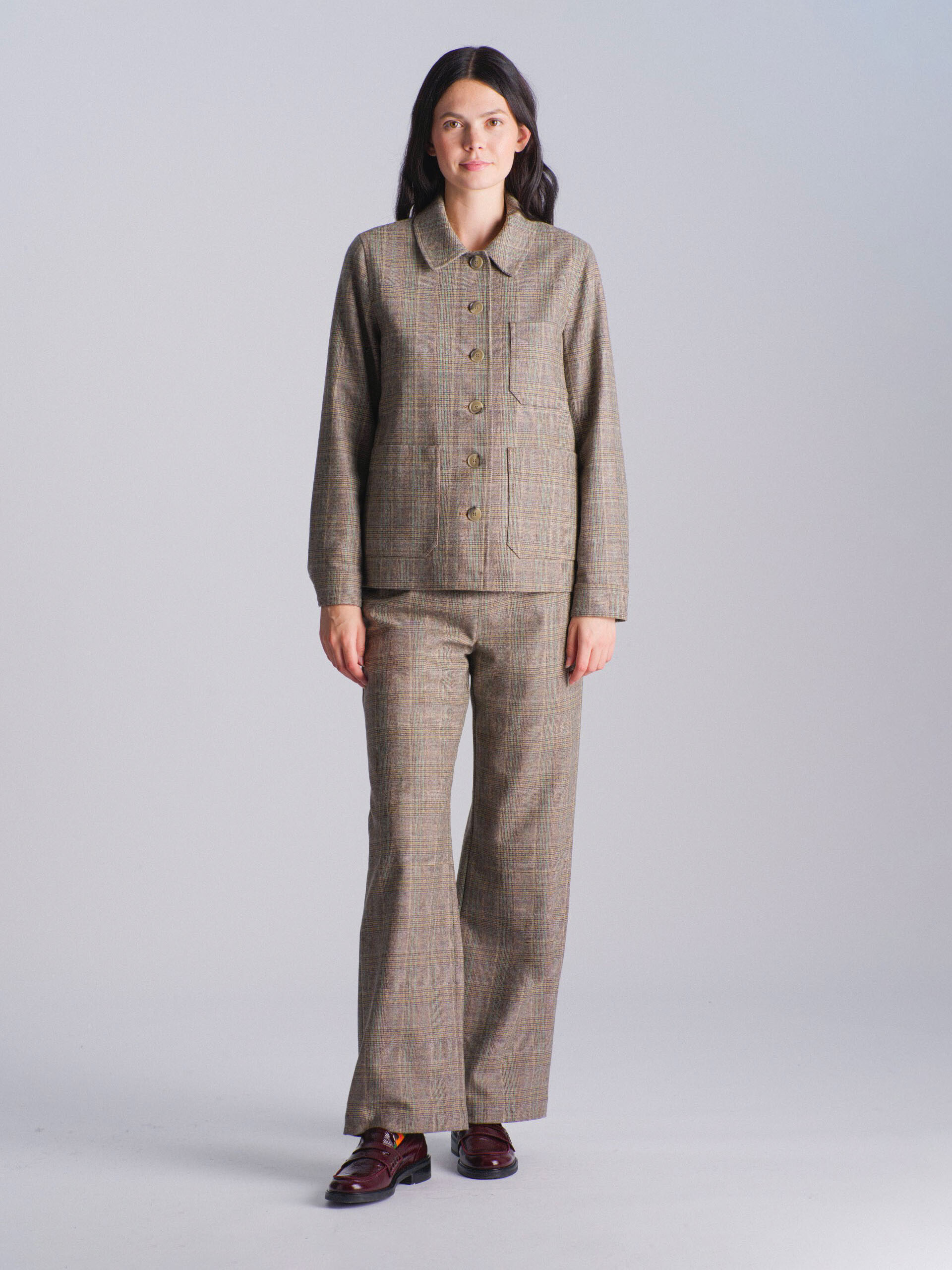 PANTALON KYBELE Carreaux , Prêt-à-porter Bensimon