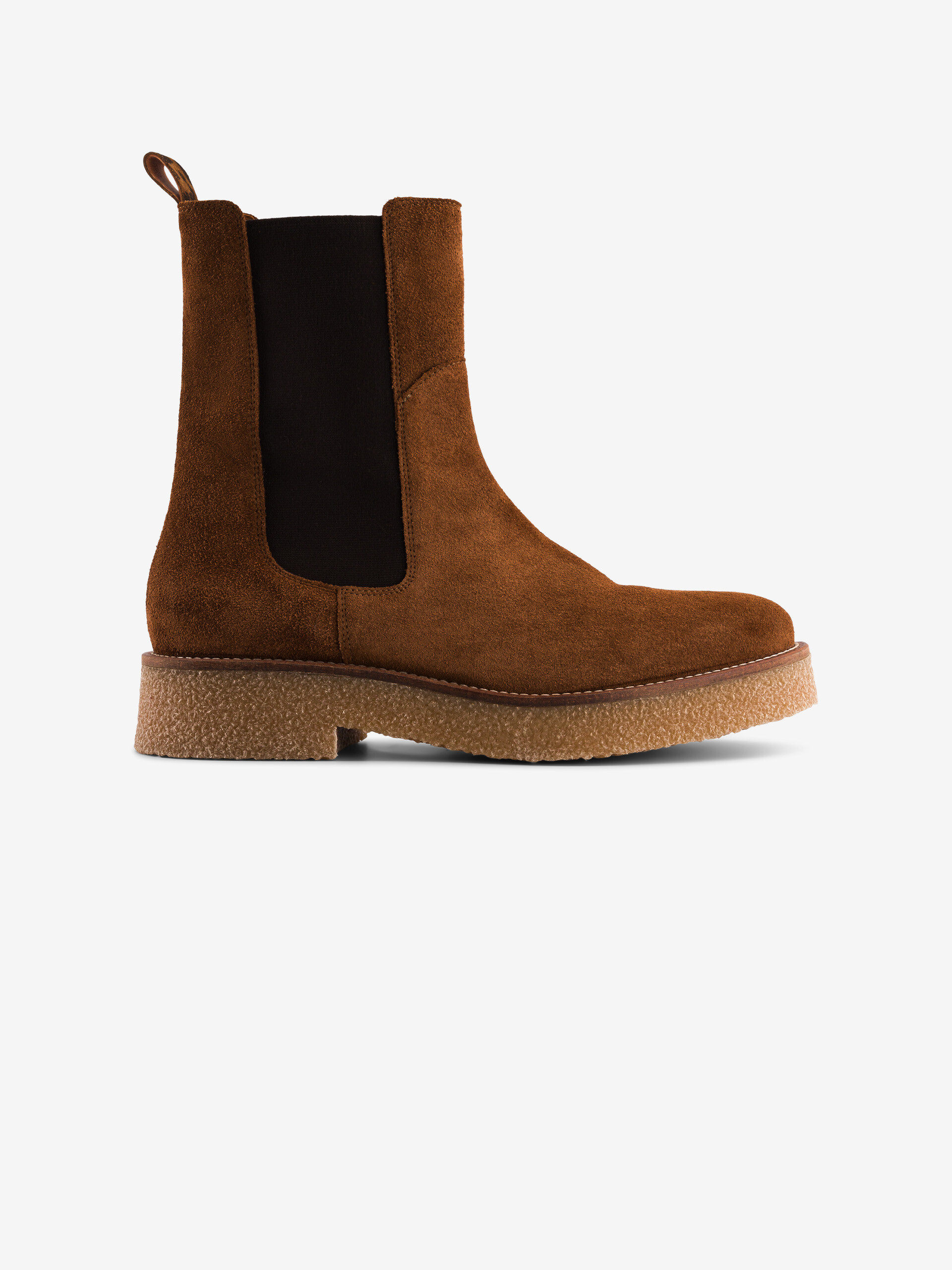 CHELSEA BOOTS CREPE  Tabac , Pr&ecirc;t-&agrave;-porter Bensimon