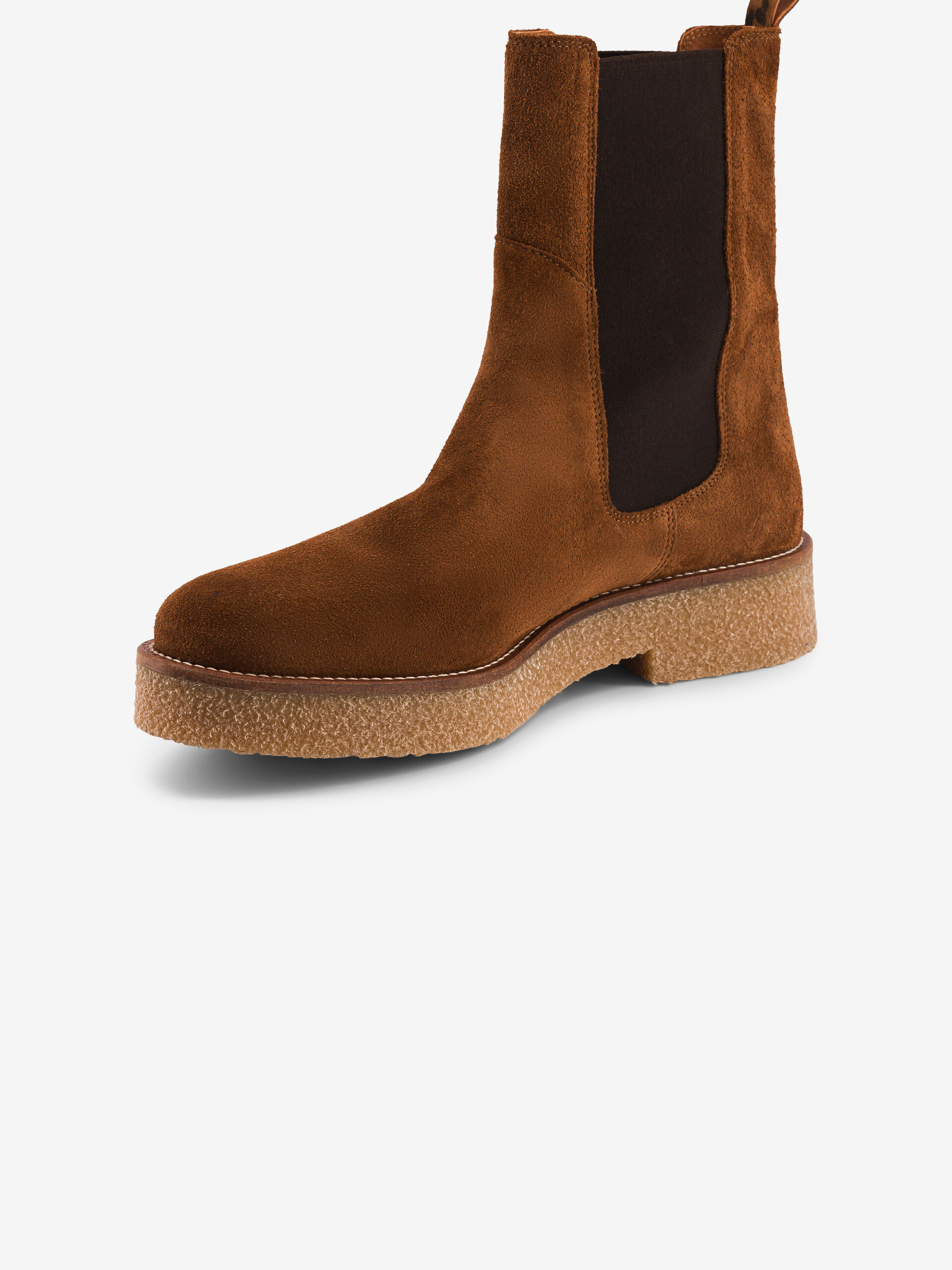 CHELSEA BOOTS CREPE  Tabac , Pr&ecirc;t-&agrave;-porter Bensimon