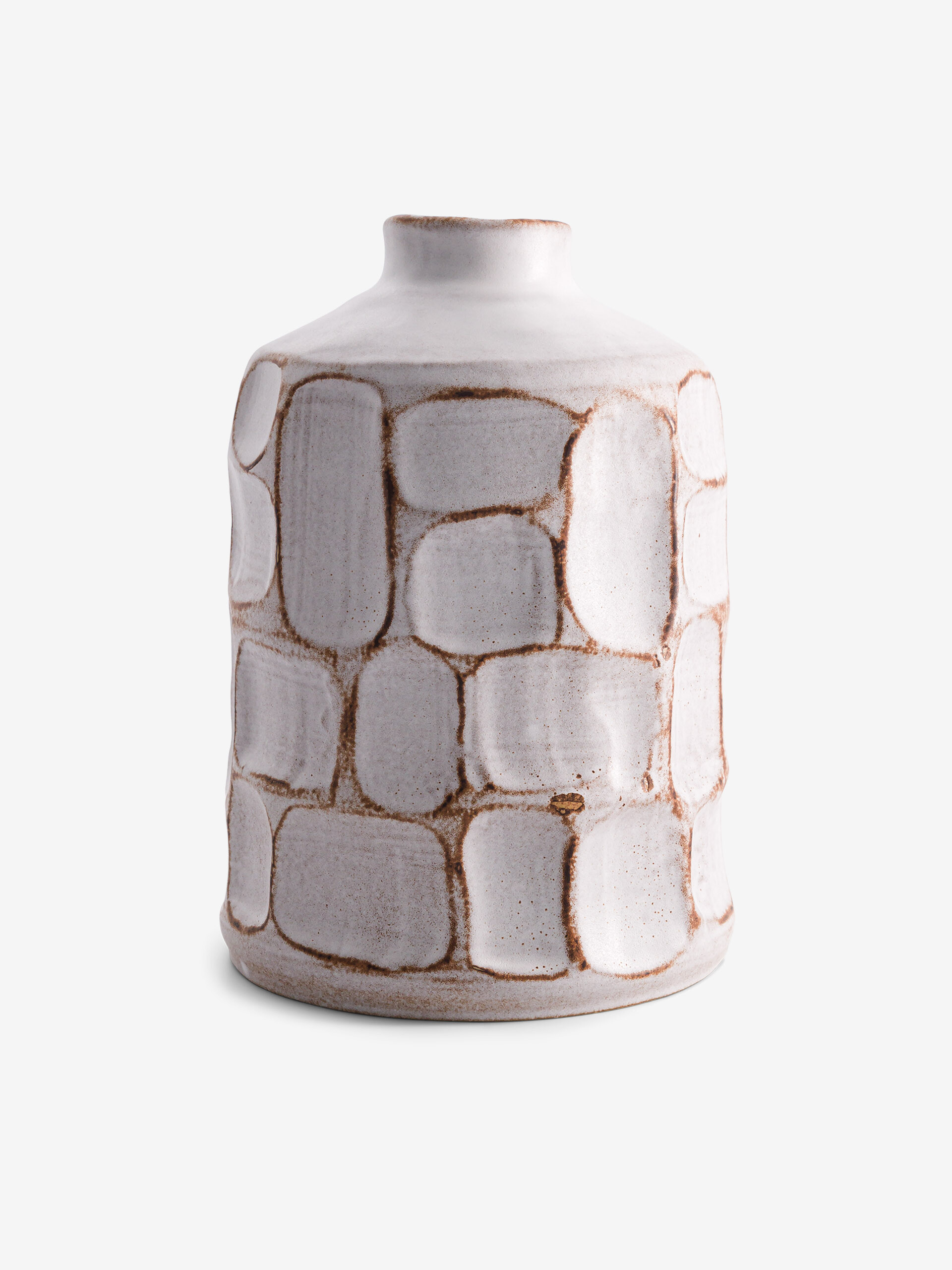 VASE BEIGE ROSE EN CERAMIQUE Beige , Maison Bensimon