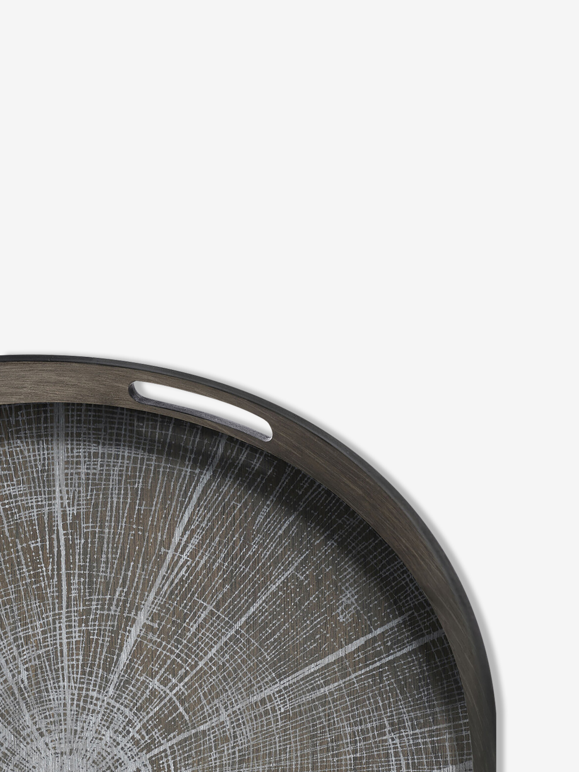 PLATEAU EN BOIS WHITE SLICE  - ETHNICRAFT  Multicolore , Maison Bensimon