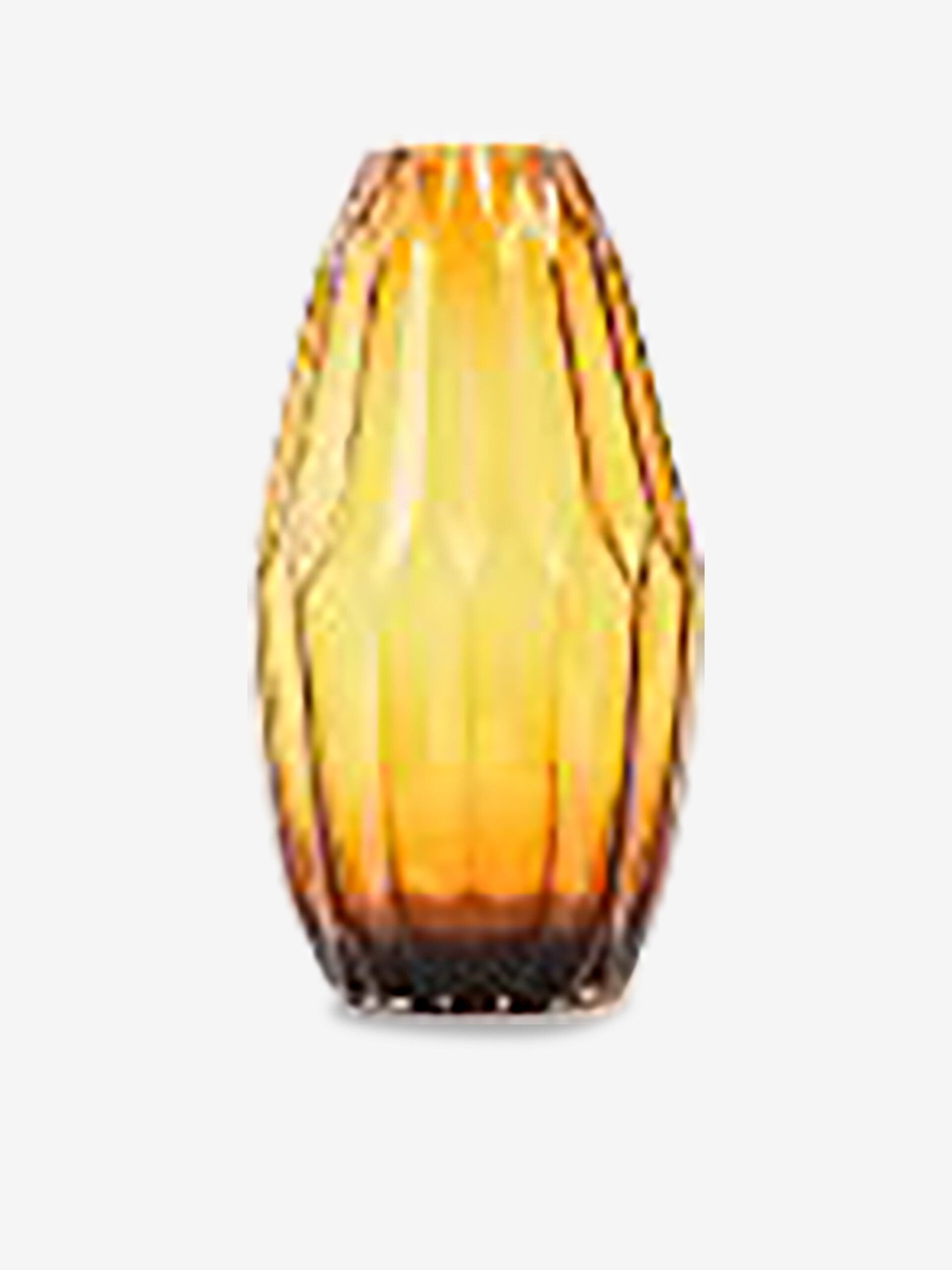 VASE FOLDS GLASS OCRE M - POLSPOTTEN Ocre , Maison Bensimon