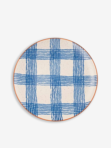 ASSIETTE A DESSERT POSITANO CERAMIQUE BL...  Bleu , Maison Bensimon