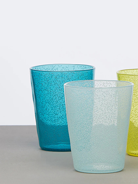 VERRE A EAU METACRILATO TURQUOISE - ZANI SERAFINO  Turquoise , Maison Bensimon