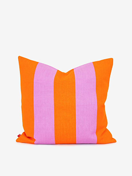 COUSSIN FIF 50x50CM ORANGE LILAS - WORLD...  Orange , Maison Bensimon