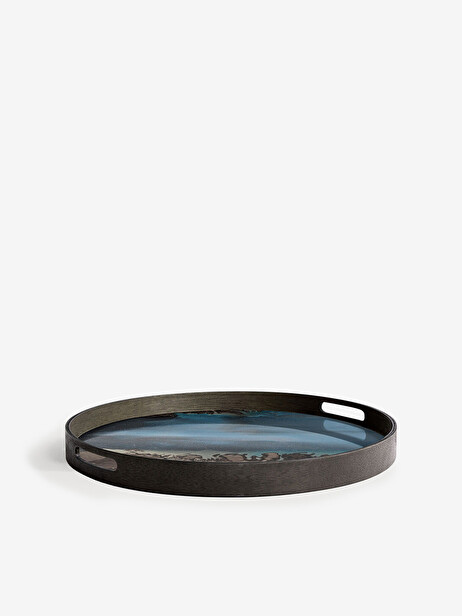 PLATEAU VERRE INK ORGANIC  - ETHNICRAFT  Multicolore , Maison Bensimon