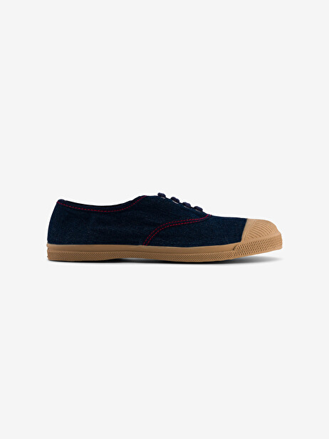 TENNIS LACET FEMME DENIM BRUT  Denim , Tennis & Chaussures Bensimon