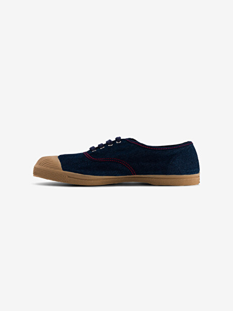 TENNIS LACET FEMME DENIM BRUT  Denim , Tennis & Chaussures Bensimon