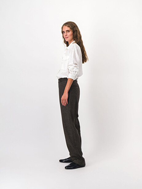 PANTALON CHINO  Pied de puce , Prêt-à-porter Bensimon
