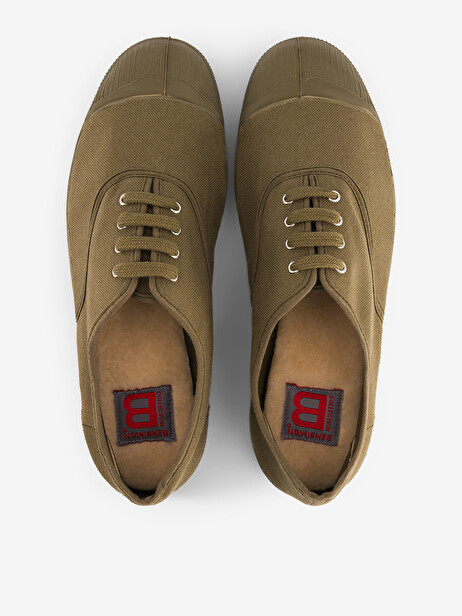 TENNIS LACET FEMME COLORSOLE  Militaire , Tennis & Chaussures Bensimon