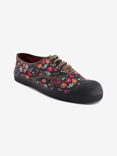 TENNIS LACET FEMME LIBERTY  Imprime capel floret , Tennis & Chaussures Bensimon