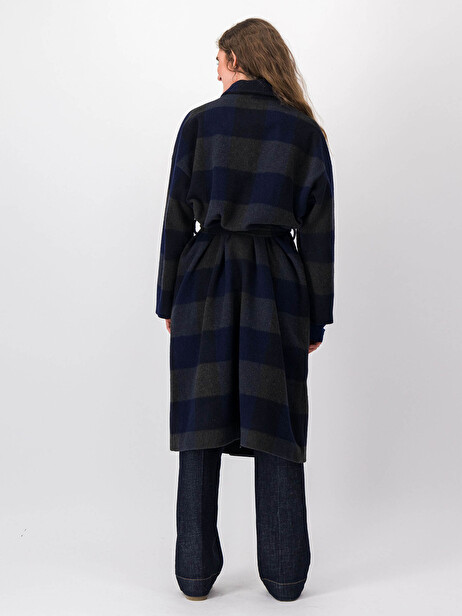 MANTEAU SAMYCOAT  Grands carreaux , Prêt-à-porter Bensimon
