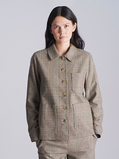 VESTE GOLTA  Carreaux , Pr&ecirc;t-&agrave;-porter Bensimon