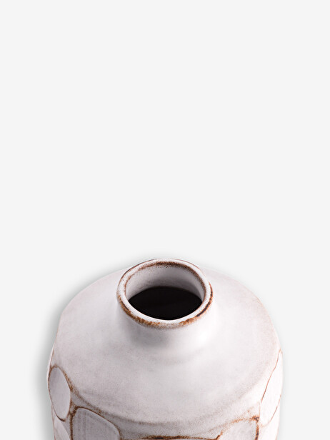 VASE BEIGE ROSE EN CERAMIQUE  Beige , Maison Bensimon