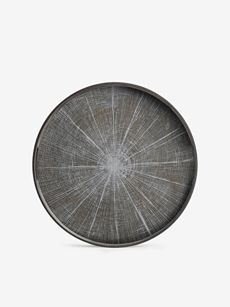 PLATEAU EN BOIS WHITE SLICE  - ETHNICRAFT  Multicolore , Maison Bensimon