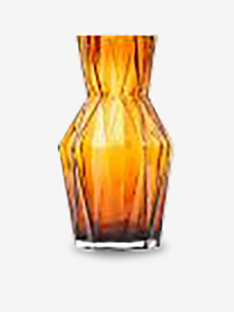 VASE FOLDS GLASS OCRE S - POLSPOTTEN  Ocre , Maison Bensimon