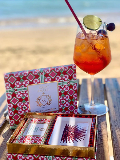 SAVON APERITIVO A AMALFI - CASA AMALFI  Rose , Maison Bensimon