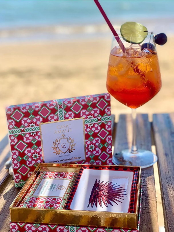 SAVON APERITIVO A AMALFI - CASA AMALFI Rose , Maison Bensimon