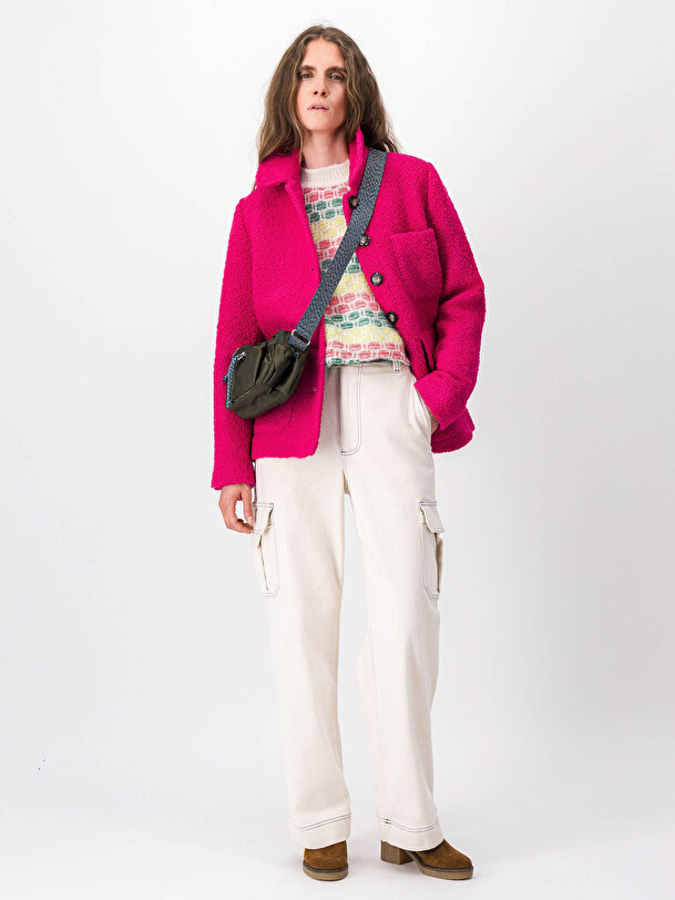 VESTE GOLTAN  Framboise , Pr&ecirc;t-&agrave;-porter Bensimon