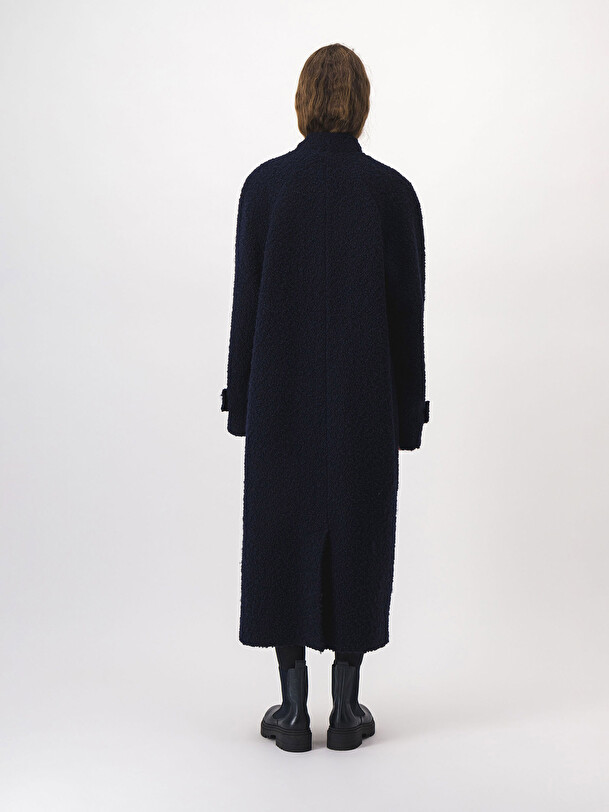 MANTEAU MERLIN  Marine , Pr&ecirc;t-&agrave;-porter Bensimon