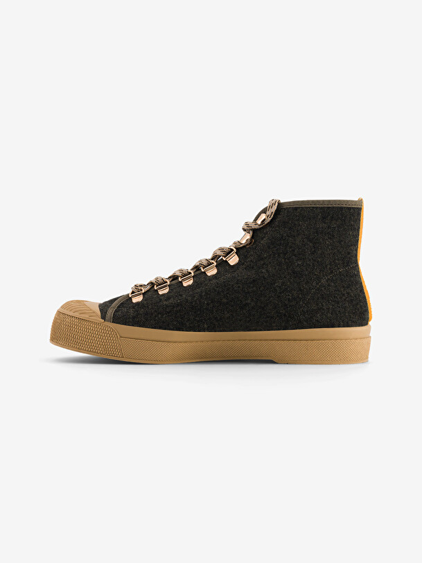 STELLA FEMME FLANELLE  Kaki , Tennis & Chaussures Bensimon